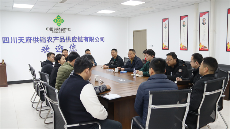 集團公司前往龍泉農產品集采集配中心現(xiàn)場督查園區(qū)運營及入園企業(yè)項目推進工作